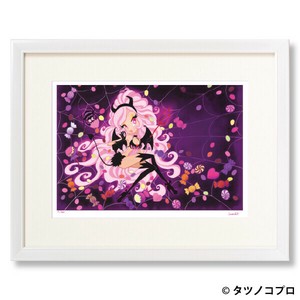 【額付きｼﾞｸﾚｰ版画】吉田すずか「小悪魔リップ」