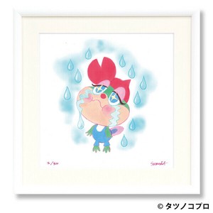 【額付きｼﾞｸﾚｰ版画】吉田すずか「涙のけろっこデメタン」