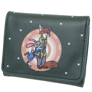 【財布】ズートピア 三つ折りミニ財布 グリーン