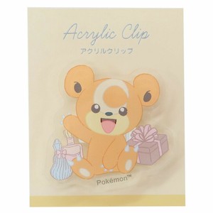 【文房具】ポケモン ダイカットアクリルクリップ ヒメグマ