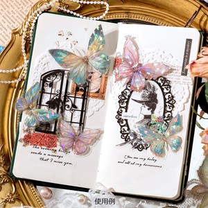 Planner Stickers Sticker Series Foil Stamping Butterfly