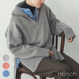 天竺プレーティング ハーフジップニットプルオーバー 2023新作 A/W
