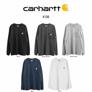 Carhartt(カーハート)Tシャツ 長袖 ロンT ポケット ポケT ワークウェア ルーズフィット メンズ K126