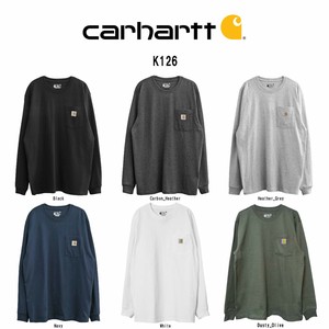 Carhartt(カーハート)Tシャツ 長袖 ロンT ポケット ポケT ワークウェア ルーズフィット メンズ K126