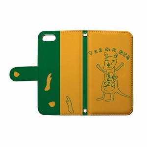 [OKADI]tasmania スマホケース 全機種対応 手帳型 カンガルー