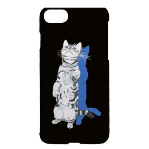 [TETSUJI SHIRAKAWA]cat-blue スマホケース 全機種対応 ねこ ネコ 猫