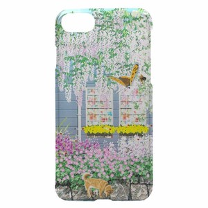 [TETSUJI SHIRAKAWA]spring garden3 スマホケース 全機種対応 フラワー 花 ちょう チヨウ 蝶 いぬ イヌ 犬