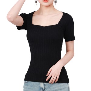 Sweater/Knitwear Knitted Summer Rib Spring Ladies Thin