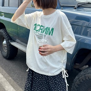 【2023新作】サイドドロストロゴTシャツ