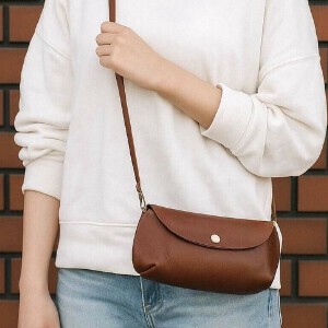 〈日本製〉 栃木レザー 本革ミニショルダー　斜め掛け