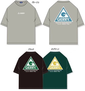 GERRY　プリントTシャツ(トライアングルロゴ）【2023コレクション】