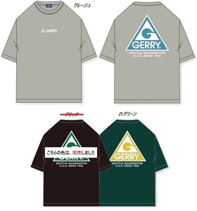 GERRY　プリントTシャツ(トライアングルロゴ）【2023コレクション】