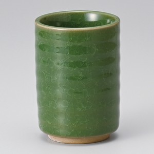 Japanese Teacup Rokube L size Green
