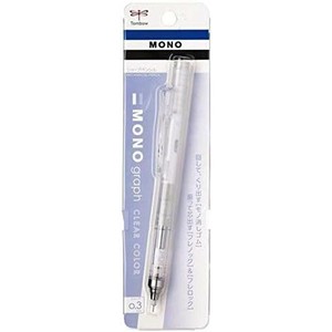 Tombow Mechanical Pencil 0.3 MONO Gragh Tombow Mechanical Pencil Clear