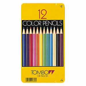 【トンボ鉛筆】トンボ鉛筆 缶入色鉛筆