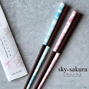 Wakasa lacquerware Chopsticks Sakura Dishwasher Safe M Made in Japan