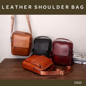 Shoulder Bag Genuine Leather Men's