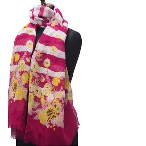 Stole Pudding Spring/Summer Ladies' Border Stole