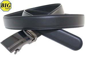 Belt Plain Color Waist black Leather M