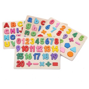 Educational Toy Alphabet Numbers Colorful Kids