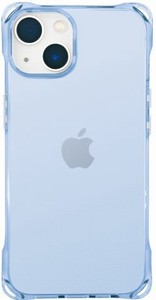 iPhone14 pro対応 NEWT 4ホールケース ブルー i36RiJS02