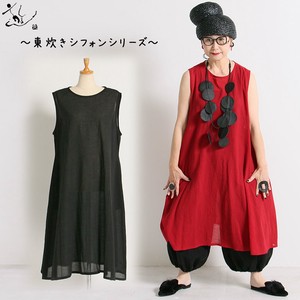 Button Shirt/Blouse Sleeveless Autumn/Winter 2023 Made in Japan
