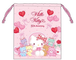 Pouch Hello Kitty Drawstring Bag Sanrio Characters
