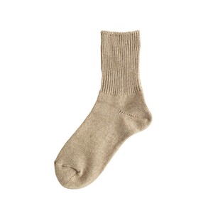 短袜 女士 羊绒 棉 男女兼用 23 ~ 25cm 日本制造