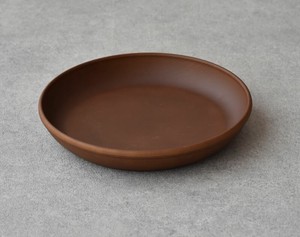 Main Plate Brown 18cm Made in Japan
