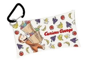 Pouch Curious George Clear