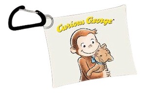 Pouch Curious George Clear