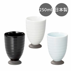 高台フリーカップ(3色) 250ml 日本製 陶器