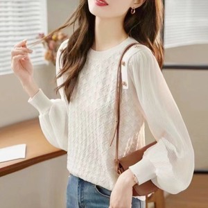 Sweater/Knitwear Knitted Fake Layered