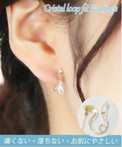 Clip-On Earrings Crystal Made in Japan