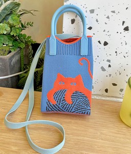 托特包 手提袋/托特包 休闲 动物 猫图案 6颜色