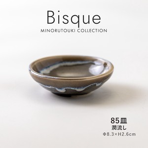 【Bisque(ビスク)】 85皿 潤流し［日本製 美濃焼 食器 皿］