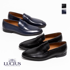 コインローファー スリッポン ビジネス 高品質 防滑 革靴 メンズ LLT474-1 [ LUCIUS / ルシウス ]