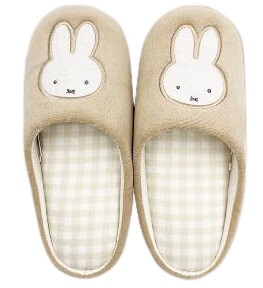 Doll/Anime Character Plushie/Doll Slipper Miffy Gingham Patch