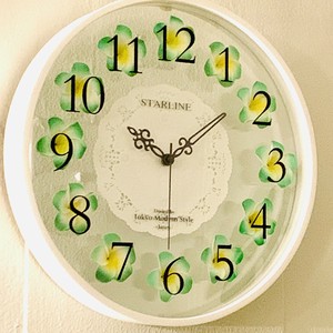 Wall Clock Made in Japan Green Made in Japan