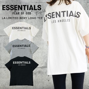 【エッセンシャルズ】半袖Tシャツ バックプリント LA ロゴ ユニセックス FOG ESSENTIALS ブランド