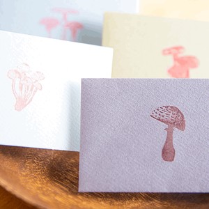 Stamp Clear Stamp Mushrooms Made in Japan