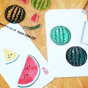 TO-MEI HAN Stamp Clear Stamp Watermelon Made in Japan