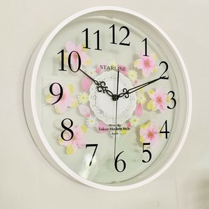 Wall Clock Pink Made in Japan Made in Japan