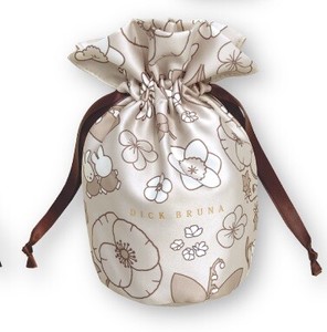 Pouch Garden Series Miffy Satin Drawstring Bag