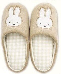 Room Shoes Slipper Miffy marimo craft Gingham Patch