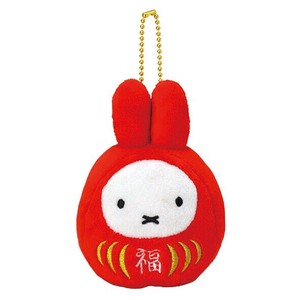 Sekiguchi Doll/Anime Character Plushie/Doll Key Chain Gold Miffy Mascot
