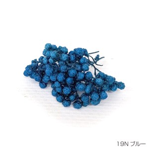 即納 ライスフラワー(ナチュラルシリーズ）ブルー  プリザーブドフラワー 花材 小さい花 青色