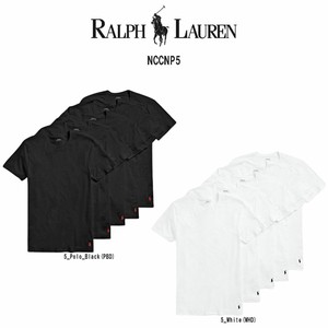POLO RALPH LAUREN(ポロ ラルフローレン)クルーネック Tシャツ 5枚セット Cotton Classic Fit NCCNP5