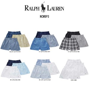 POLO RALPH LAUREN(ポロ ラルフローレン)トランクス 3枚セット Cotton Classic Fit NCWBP3