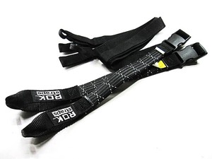 ROK straps ストレッチストラップ MCタイプ / ブラック リフレクティブ / 2本セット